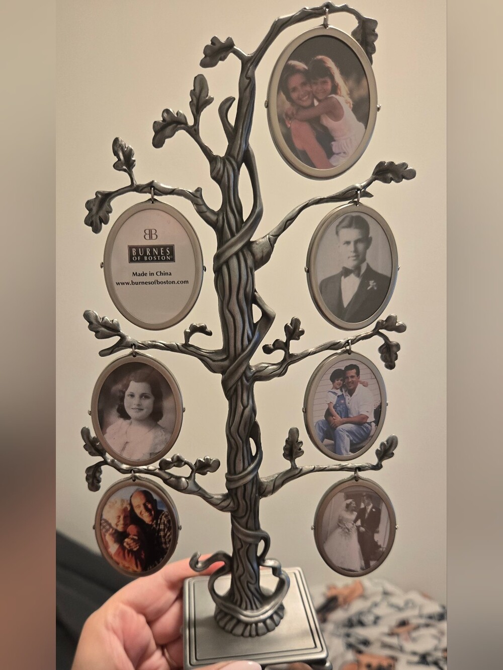Burnes Of Boston Silver Tree Multi-Photo Display